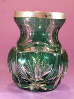 Vase with silver rim (080910)