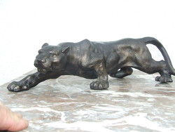 Iron lion statue