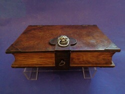 Antique book shaped box
