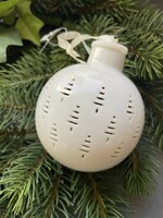 Karácsonyi világító porcelángömb