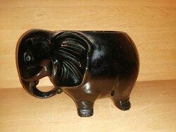 Glazed ceramic elephant bowl - 26 cm (36/d)