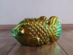 Zsolnay Palatine Judit Eosin modern fish figure