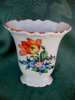 Herend flower pattern vase