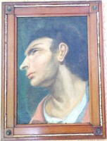 112.Ismeretlen 18.századi festő :Férfi portré