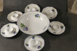 Porcelain violet egg set 693