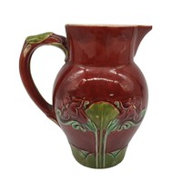 Zsolnay jug with Art Nouveau flowers m951