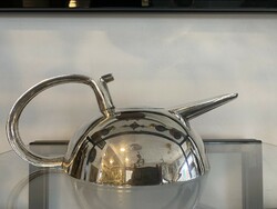 Modern Egyedi Design Sterling Ezüst Teás Kanna