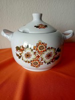 Alföldi icu patterned porcelain soup bowl with lid
