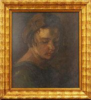 Ismeretlen festő - Női portré