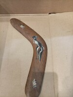 Boomerang, old, signed, Australian, 24 cm long