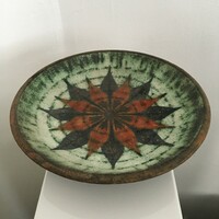 Simó Ágoston ceramics, decorative bowl, wall plate