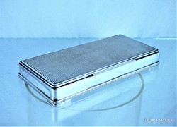 Sumptuous, antique silver jewelery box, approx. 1890!