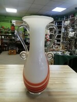 Retró tejüveg váza