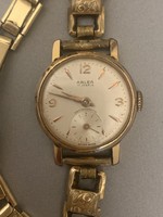 Women's Swiss gold watch, 17jewels Arlea, the strap is gold-plated