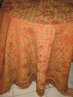 Beautiful flower pattern woven tablecloth, bedspread