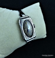 Rare, antique, art deco, 14k white gold, elgin women's watch, 1928!!!