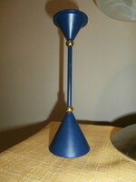 Royal blue candle holder modern desing