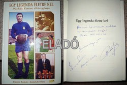 Aranycsapat rifle book autographed by riflemen, hodkuti, grosics, buzánszky. Ball soccer match