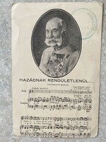József Ferenc and the Sózat musical postcard