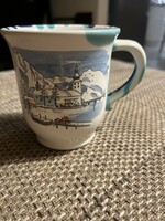 Gmundner for collectors! Very rare design, winter tea mug, in perfect condition