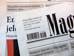 2022 July 16 / Hungarian nation / for birthday!? Original newspaper! No.: 23694