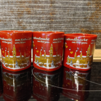 There are 3 Wiener christkindlmarkt mugs ft/pc