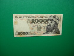 Lengyelország 2000 zloty zlotych 1979