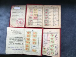 Party membership books - mdp; mszmp; small - from 1953