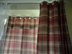 Fabric curtain for a Christmas atmosphere on a pair of lined poles, brand Julian Charles, width 160, height 1