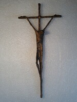 Marked erwin huber crucifix, 1983