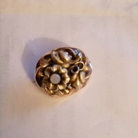 Antique silver brooch pin