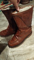 Diadora sheepskin leather boots 43 brand new