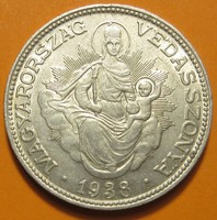 Ezüst 2 pengő 1938