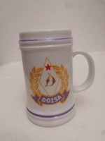 Dozsa porcelain mug from Hollóháza Újpest