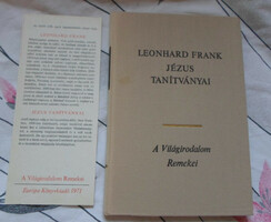 Masterpieces of World Literature - Leonhard Frank: Disciples of Jesus (Europe, 1971)