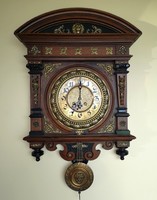A particularly beautiful restored Neo-Renaissance library clock