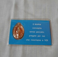 Religious coin, pendant: Mary coin 1.