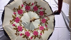 Floral antique umbrella