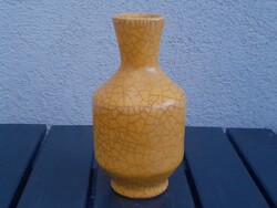 1,-Ft Gorka Géza kerámia sárga váza