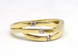 Stoned gold ring (zal-au114494)