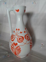 Retro zsolnay vase with handles, jug vase