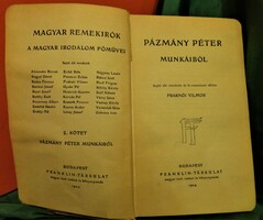 From the works of Péter Pázmány / Franklin Company, Budapest, 1904/