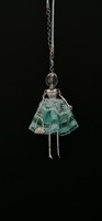 Dressed baby pendant, necklace