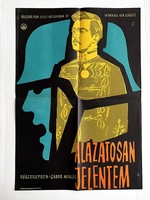 Hungarian film poster, movie poster, movie poster 1960.