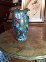 Zsolnay art nouveau eosin glazed flower vase.