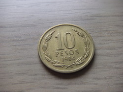 10 Pesos 1984 Chile
