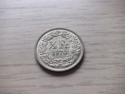 1/2 Franc 1970 Switzerland