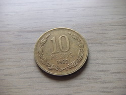 10 Peso 1989  Chile