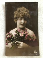 Antique, old postcard - 1919 -7.