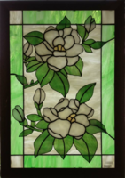 Floral glass image